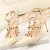 cy50379a Sexy ladies high heel shoes woman sandal party lady shoes