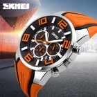 Silicone Watch Wrist Watches Men Wrist Silicone Skmei 9128 Mens Quartz Watch Stopwatch Sport Wrist Watch