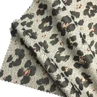Casual 100 Polyester Double Black Metallic Custom Design Clothes Jacquard Fabric