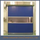 Full transparent automatic stainless steel track high speed door