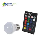 China Remote control Led Light RGB Bulb