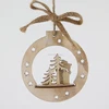 lovely wholesale wooden christmas decoration christmas Pendant