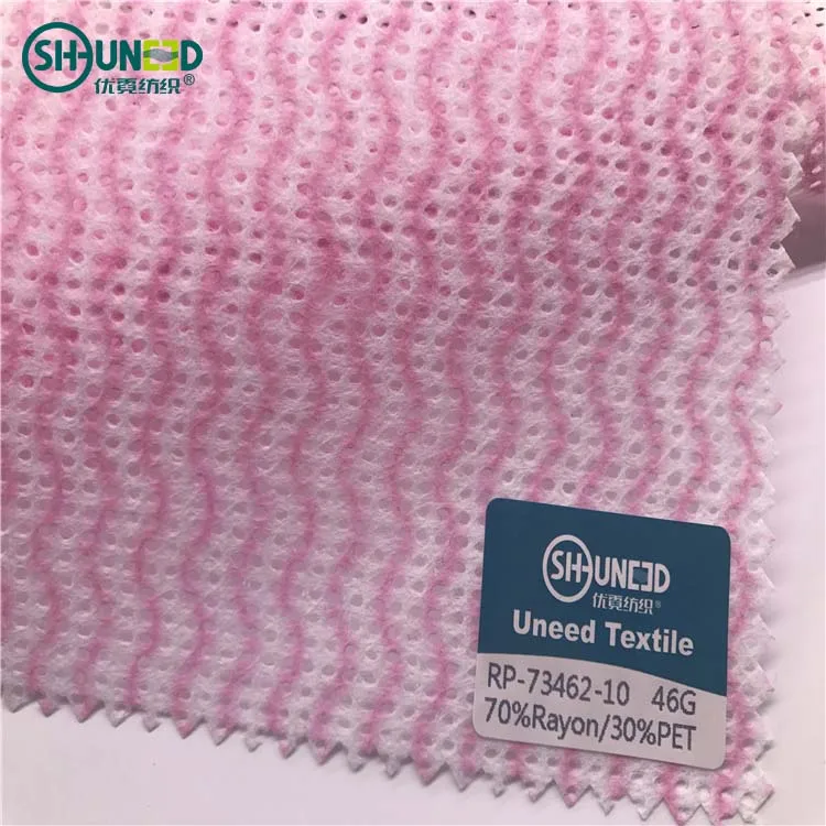 Multi-purpose viscose and polyester spunlace nonwoven fabric household floor kitchen used nonwoven cleaning cloth disposal wipes