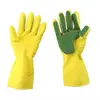 sponge cleaning latex gloves With Scouring Pads