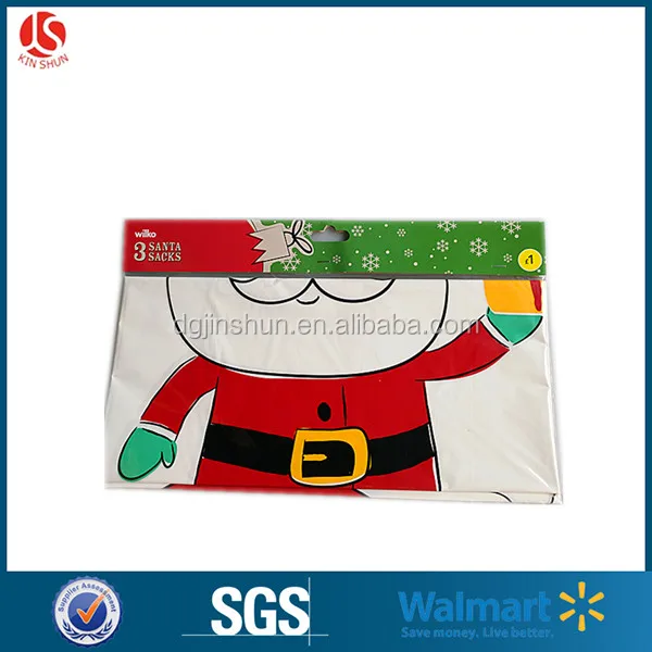 Christmas Santa claus Sacks giant plastic party gift bags Christmas Santa claus Sacks giant plastic party gift bags