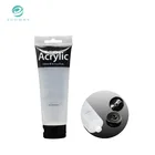 Custom Orifice Transparent Plastic Art Paint Tube