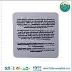 neutral black lettering plastic business card