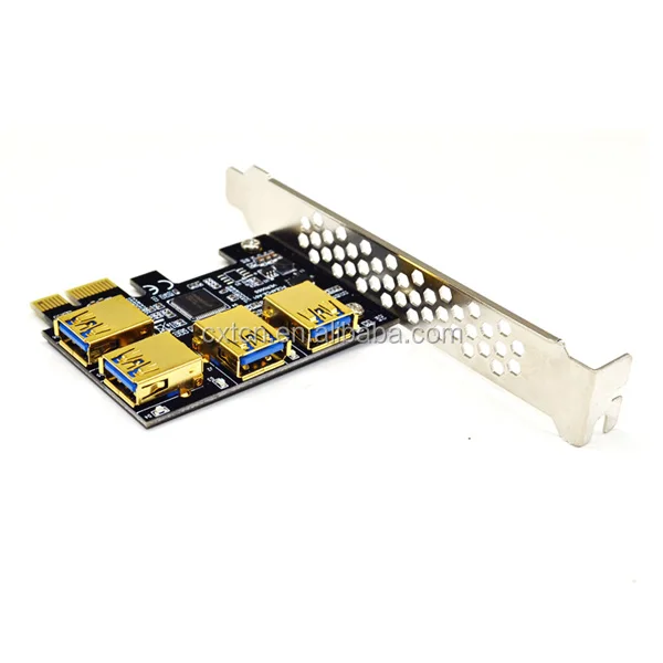 pcie至pcie express pcie 1至4个pci e usb 3.0外置pci express