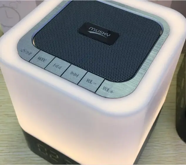 oem wireless smart bluetooth led light speaker system with power bank - ANKUX.COM