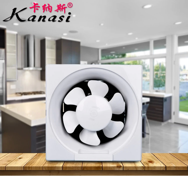 6 12 Inch Plastic Grill Electric Home Appliance Ventilation air Smoking Wall Mounted Small Kitchen Exhaust Fan factory