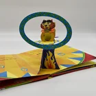 High quality pop up cardboard pop-up book printing service