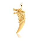 33894 xuping gold 24k plated imitation animals wolf jewelry pendant