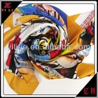 Fashion Ladies Printed Silk Scarf Wholesaler