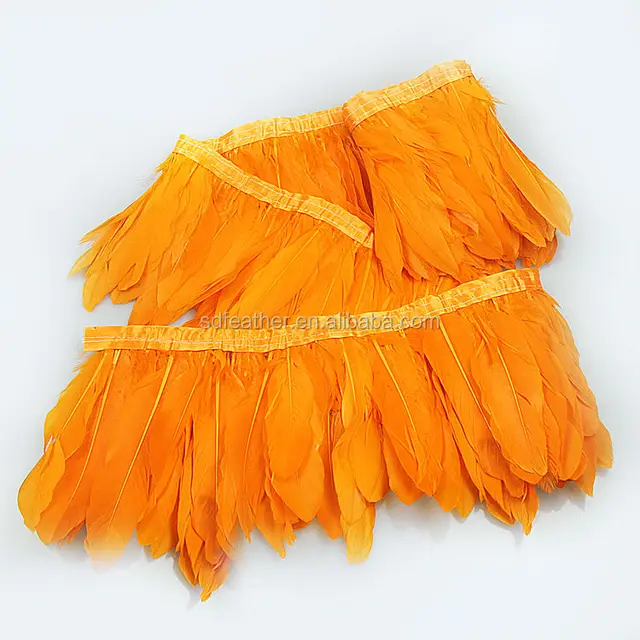 goose feather trim