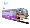 HUALI HUALI profession factory automatic carton corrugated sheet flexo 4-colour printer slotter folder gluer printing machine