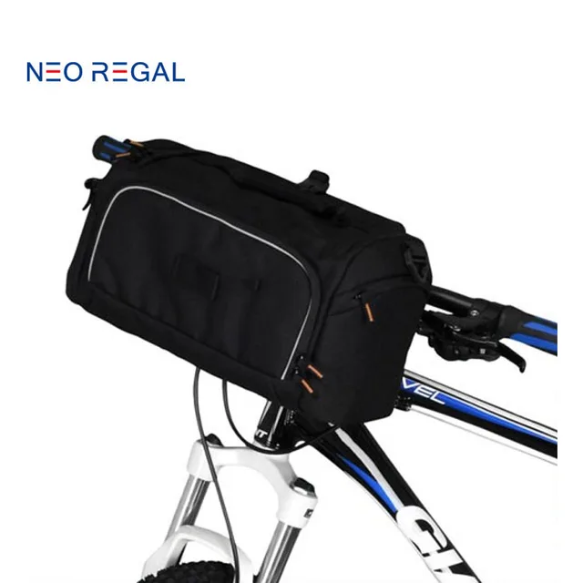 Durable Bicycle Carry Bags,Bicycle Front Bag,Multifunctional Large Capacity Tear Resistant Bicycle Saddle Bag