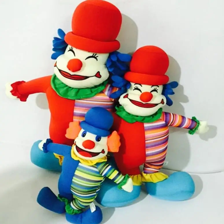 plush clown dolls