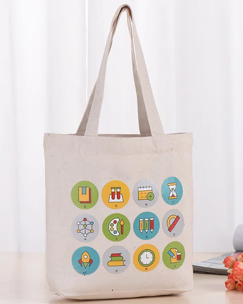 eco-friendly recycled gift carry drawstring bag mini cotton tote
