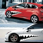 Waterproof 3D car body side sticker design, custom order car sticker for car