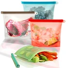silicone storage bag food silicone bag silicone bag containers