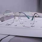 Stainless Steel Designer Spectacle Frame Spectacle Frame Price Eye Silver Glass Frames Glasses