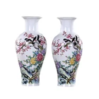 Jingdezhen Hand Painted Chinese Porcelain small desktop ceramic flower vases