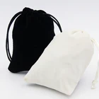 Small Velvet Double Stitched Seam Snag-Proof pouch Bag, Holds upto 110 Dice, 5-Inch-by-8-Inch