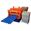 Alibaba China Automatic Glazed Roof Tile Roll Forging Cutting Making Machine Iraq