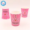 2019 happy birthday party decoration prince theme crown disposable paper cup glass prince baby shower party supplies