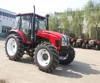 new design hot sale farm tractor 1204 120Hp 4 WD, air conditioner,shuttle shift, use YTO,DEUTZ engine front loader back hoe
