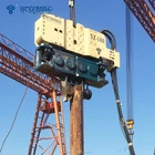Hydraulic vibro hammer for pipe driving
