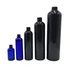 Custom plastic bottles PET 500ml/16oz Shampoo packaging plastic bottle Cylinder bullet shape Frosted bottles