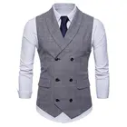 Formal Grey Color Wholesale v Neck Men Vest and Waistcoat