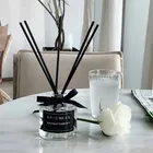 120ml aroma reed diffuser with silk ribbon bottle and luxury package box
