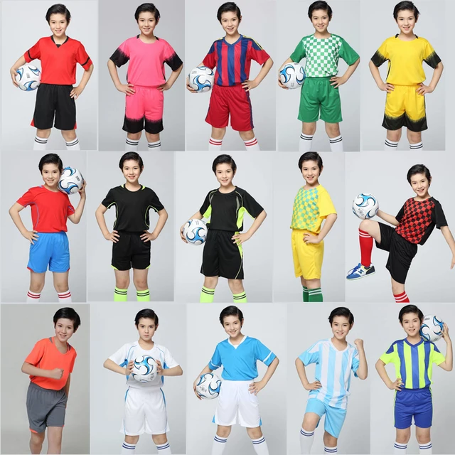 2017 Customized New Club kids Soccer jersey, youth soccer uniform