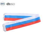 2019 good quality russia flag satin scarf