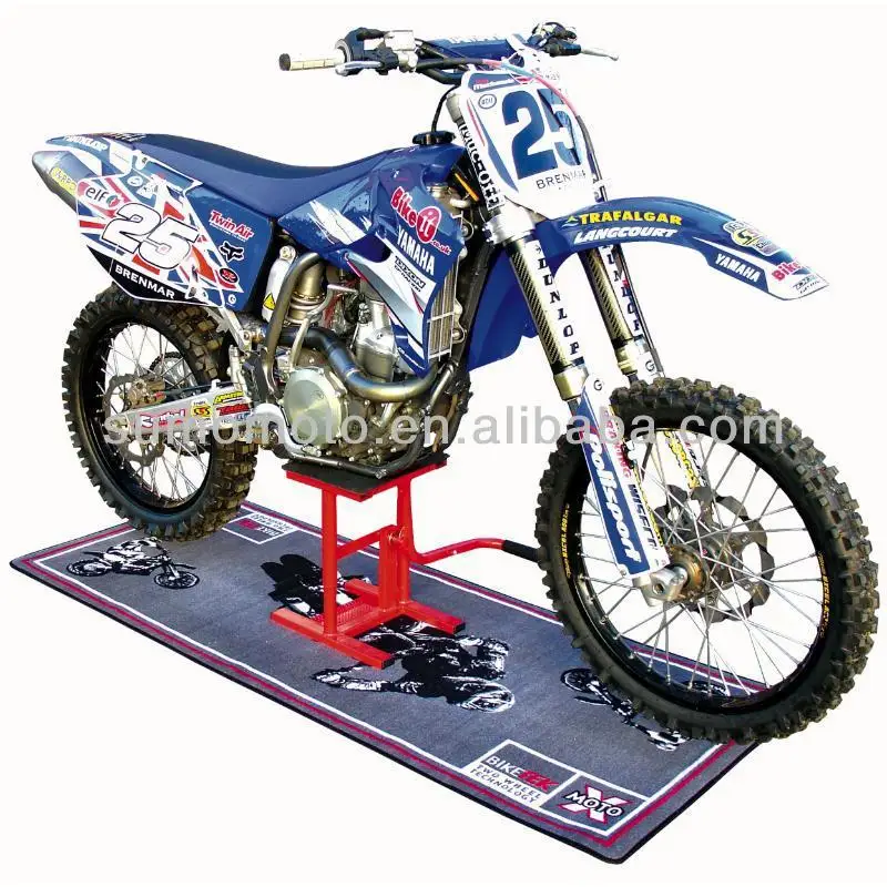 Adjustable Motocross Trails Dirt Bike Lift Stand Bikes Wide Deck Motorcycle Lift Jack Hoist Stand Bikes