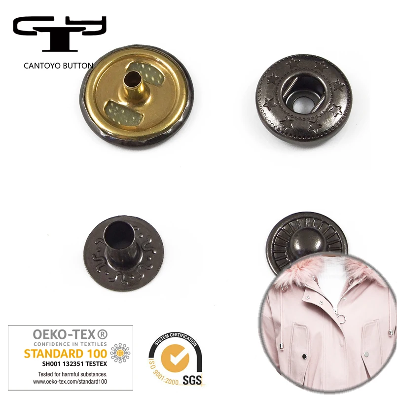 13mm Brass Snap Fasteners