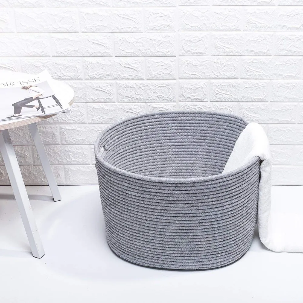 basket - buy cotton rope basket,storage basket,cotton laundry