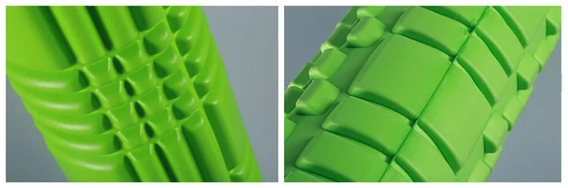 Tetured Long foam roller 24"6"eercise roller muscle therapy roller muscle massage roller with grid for deep -tissue masage