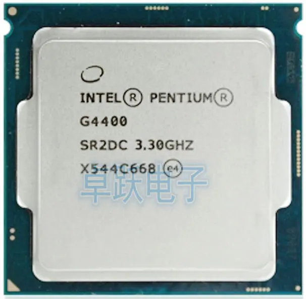 cpu socket Intel Pentium G4400 g4400 Processor 3MB Cache 3.3GHz LGA1151 Dual Core Desktop PC CPU new cpu