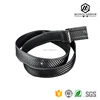 2017 Hottest Luxury Custom Real Carbon Fiber Leather Belts Buckles with Logo