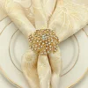 high quality Shiny mini beads crystal rhinestone customized napkin ring