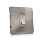 Stainless Steel BS Standard Electric Wall Switch Socket