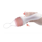 wholesale good quality food grade baby bottle feeder baby silicone bottle