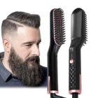 Electric Beard Hair Straightener Brush Comb for Men Curler Beard Straightener Multi function Comb Heat Professional