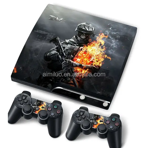 Skin Sticker for PS3 Slim -4