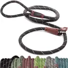 Extremely Durable Dog Slip Rope Leash Premium Quality Mountain Climbing Rope Lead Sturdy Comfortable Leash Supports