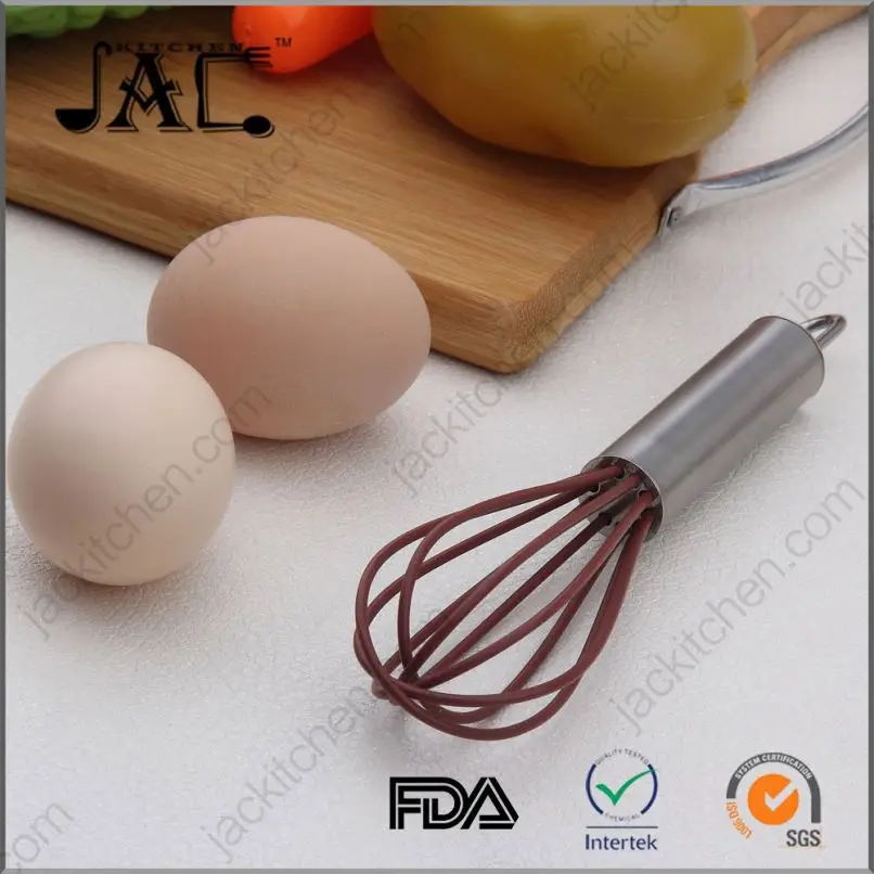 Custom Stainless Steel Egg Whisk Rotatable