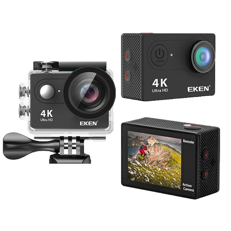 Eken H9R 4 18k ワイヤレスアクションカメラ防水デジタルカメラ屋外無線 lan リモートスポーツビデオカメラ